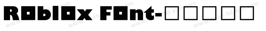 Roblox Font字体转换